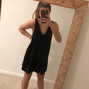 black velvet boutique dress